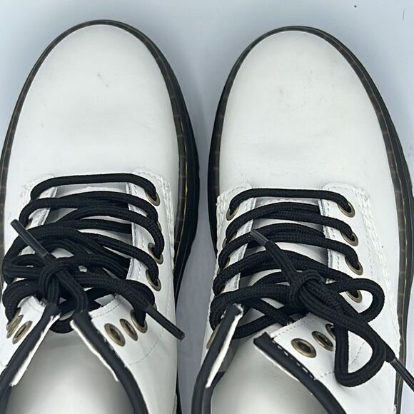 New Dr Marten’s Zavala White Leather Boot Size 6 EU 37 - Picture 7 of 13